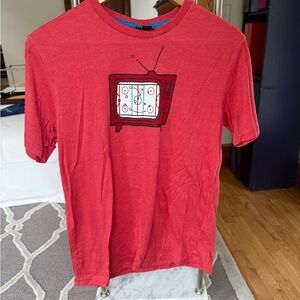 Bauer Red T-Shirt with TV Graphic